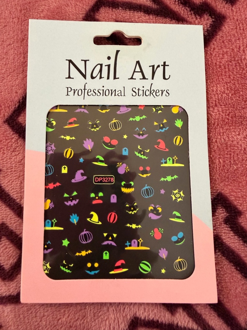 HALLOWEEN GLOW IN DARK- Nail Art Stickers
